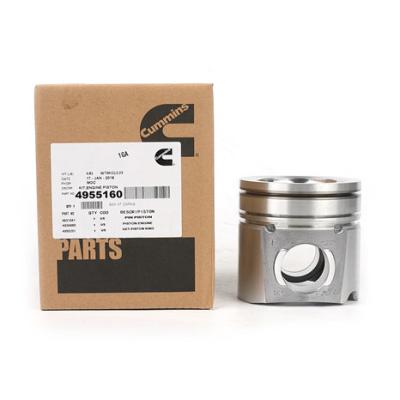 China Construction machinery parts piston 4955160 6D107 for KOMAISU PC1250-7/PC700-8 QSB7 excavators cylinder piston engine for sale