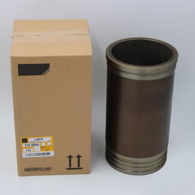 China Construction machinery parts cylinder liners 110-8500 for Caterpillar engine cylinder liner E330/E350 engine for sale