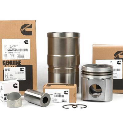 China Construction machinery parts 6D114 engine components for Cummins cylinder liner piston kit 6CT8.3 engine for sale