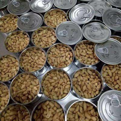 China Linyi Doris Roasted And Salted Canned Low Salt Peanuts for sale