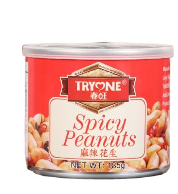 China Dry Spicy Peanuts No Addition Nuts Healthy Shandong Factory Peanuts Grade Style Packing Wholesale Canned Spicy Snack for sale