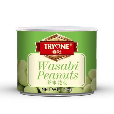 China Popular Wasabi Same Dry Peanuts Exported Quality With Factory Price Nut Snacks Canned Style Packing ISO Model Food for sale