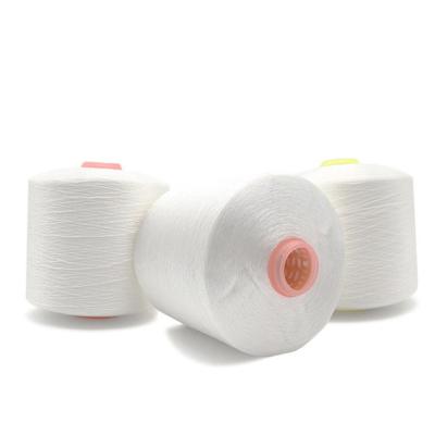 China Ring Yarn Factory Lowest Price 100% spun pure polyester 1/40 1/32 yarn 1/60s for sale