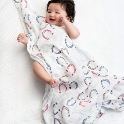 China QUICK DRY Cozy Baby Bamboo Muslin Wrap Blanket for sale