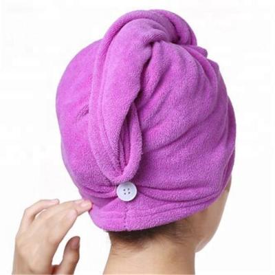 China Hot Sale QUICK DRY Super Soft Absorbent Microfiber Hair Drying Hair Towel Woman Ultra Soft Quick Drying Towel for sale