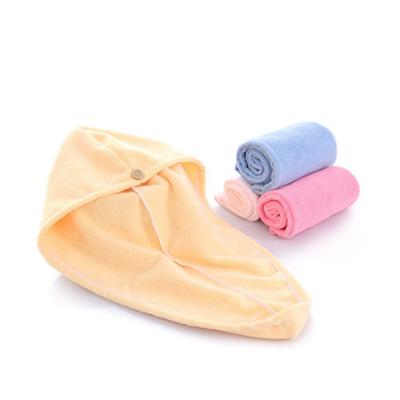 China Microfiber Hair Towel Wrap Microfiber Hair Drying Wrap QUICK DRY Super Absorbent Wrap for sale