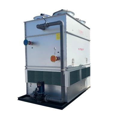 China Factory 175T Capacity Cooling Closed Cooling Tower For Induction Furnace for sale