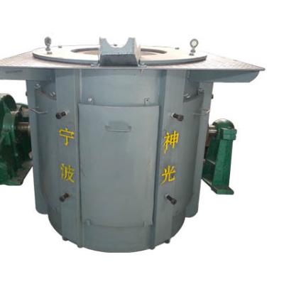 China Factory 500KG 0.5T VIPmedium Frequency Induction Reducer Steel Case Furnace For Cast Iron Copper Aluminum Steel for sale