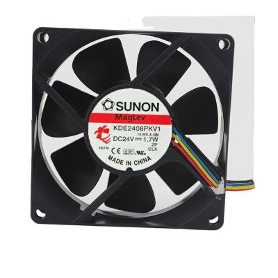 China Hotels original KDE2408PKV1 24V 1.7W 8020 8cm inverter cooling fan for sale