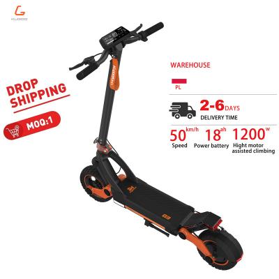 China Warehouse 1200W Unisex European Speed ​​50 KMH 25 Degree Angle 80km Range Kugoo Kirin G3 IP54 Waterproof Electric Scooter Climbing for sale