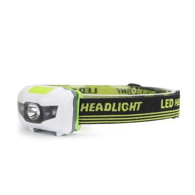 China New Product Camping Torch Mini Size AAA Head Batteries 350 Lumen 5W LED Headlight For Hunting for sale