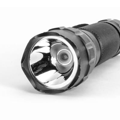 China Durable Machined Aluminum Barrel Body Self Defense Knurled 100 Lumen Aluminum UV Blacklight Powerful Flashlight 395nm for sale