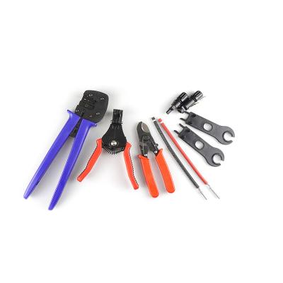 China Solar System Panel Tin Plated Copper Solar PV Cable Crimping Tool C4K-C C4K-C with Crimp Tool Kits A-2546B for sale