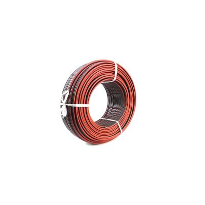 China Good Quality PNTECH TUV Stranded H1Z2Z2-K Copper Twin Core PV Power Cable 2*10mm2 Tinned Red Black Cable 2*10mm2 for sale