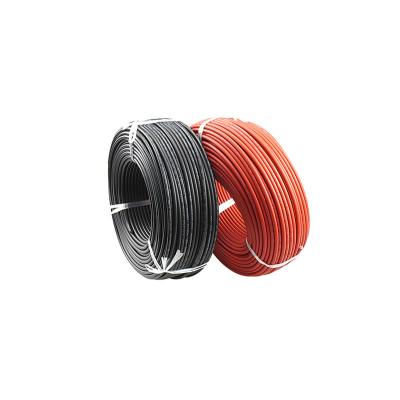 China High Quality Quick Installation PV1-F 1x6mm2 UV Resistant Flexible Solar Cable H1Z2Z2-K Single Core Solar Cable For TUV Solar Cable for sale