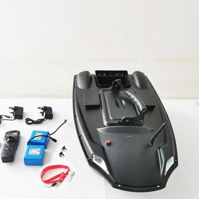 China ABS Engineering Plastic Hot Sale Autopilot Bait Boat Catamaran Black Robot Bait Boat for sale