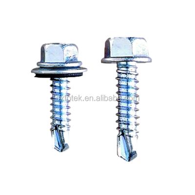 China Pan Din 7504 Hot Dip Galvanized Yellow Galvanized Self Drilling Screw for sale