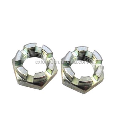 China Pan 316 Stainless Steel 304 Hexagon Slotted Nuts DIN 935 M4 Castle Nuts for sale