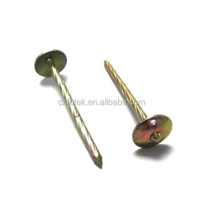 China Galvanized Pan Box Iron Packing Aluminum Stainless Steel Umbrella Black Copper Brass Head Covering Nails for sale