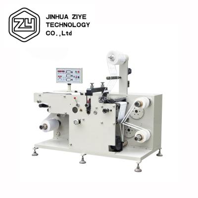 China DES320T1 Factory Semi Automatic Label Adhesive Label Roll Rotary Die Cutting Slitting Machine for sale