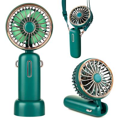 China Lower noise portable wireless mini handheld fan for sale