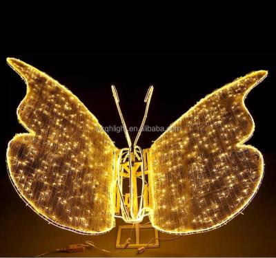 China Bedroom UV Night Light LED Butterfly Resistance 3D Lamp Acrylic 7 Colors Changing Touch Switch Living Room Lights Sleep Light Butterfly for sale