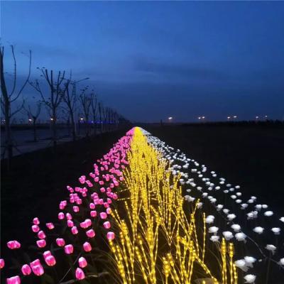 China Customized outdoor light simulation wheat stake LED yard pathway landscape night decorative lights for sale