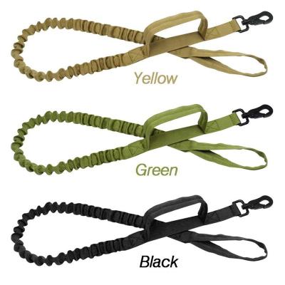 China Padded Hot Spot Selling Tactical Outdoor Military Dog Rope Fan Telescopic Dog Training Leash. for sale