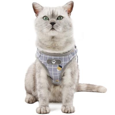 China Padded Dog Harness and Leash Set Reflective Dog Harness Padded Vest Small Animal Mesh Harness with Leash Set for sale