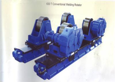 China Automatic Welding Turning Roll / Welding Rollers Conventional Blue Φ 900 * 380mm for sale