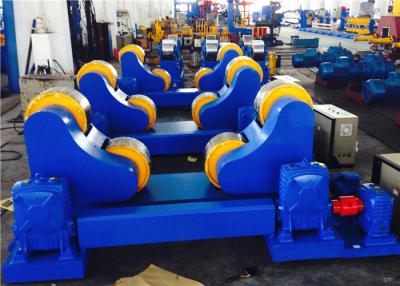 China Anti - Creep Pipe Welding Rotator With One Idler Roller / One Driving Roller for sale