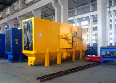 China Metal Shot Blasting / Shot Blast Cleaning Machine 1000 * 2000mm Workpiece Size for sale