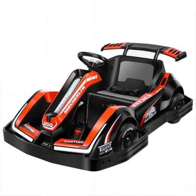 China 2023 electric car 2023 dazzling lights drift car four-wheel remote control children's toy car plastic kart for sale