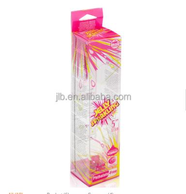 China Recyclable Custom Cosmetic Clear Plastic Lipstick Box Packaging With Printing Design for sale