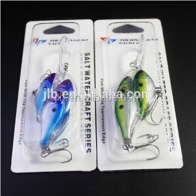 China Recyclable Clear Paper Slide Blister Box For Fish Lure Retail Package for sale