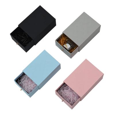 China Recycled Materials Drawer Luxury Cardboard Perfume Gift Box Cosmetic Packaging for sale