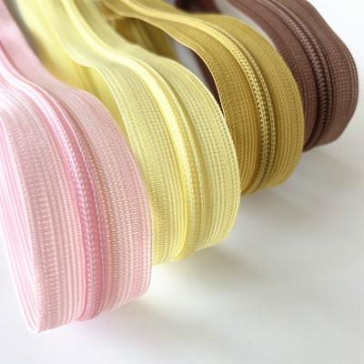 China Factory S3 invisible in invisible zipper lace tape #3 color stock seam zipper for zipper hoodie pockets dresses garment bags for sale