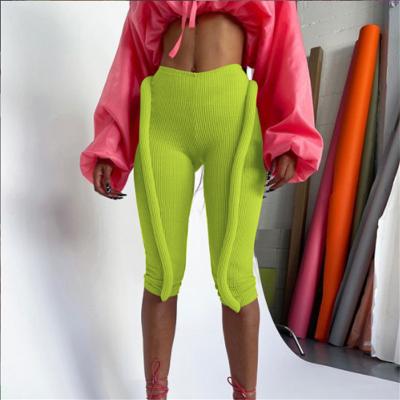 China Anti-Wrinkle Jogging Pants Women Biker Sports Summer High Elastic Workout Shorts Body-Shaping Casual Tights Shorts Gaiters For Women for sale