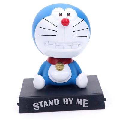 China Wholesale Custom PVC Car Flip Decoration PVC Cartoon Doraemon Dolls Opens Toys for sale