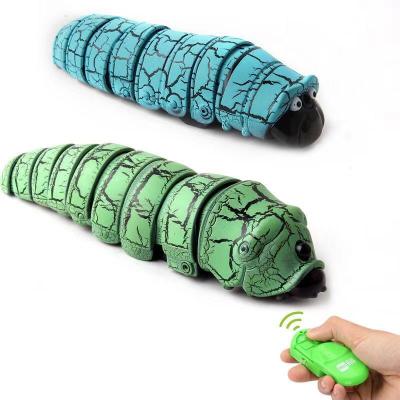 China Novelty Induction ABS Worm Battery Operated Electronic Toys Battery Operated Infrared Squirmy Insect Insect for sale