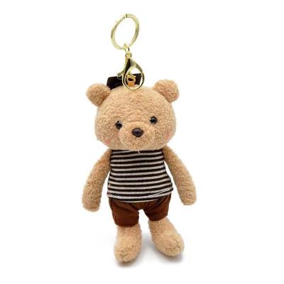 China Nice Aromatic Plush Smell PP Cotton Stuffed Toy 15CM Cute Plush Teddy Bear Keychain for sale