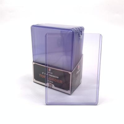 China Fashion 25 ct Good Price 3x4 Inch Top Loader Card Holder For Game Cards for sale