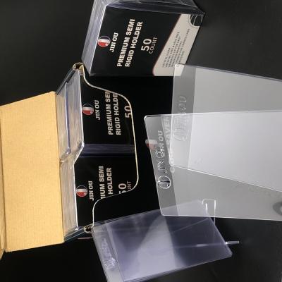 China Custom PVC Clear JO-KY-03 Card Holder Collection Saver For 3 x 4 Inch Semi Rigid Cards for sale