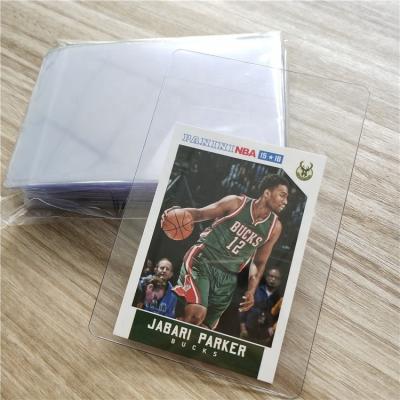 China PVC Customized Transparent Semi Rigid Card Holder Sports Card Holders JO-LN-CS05 for sale