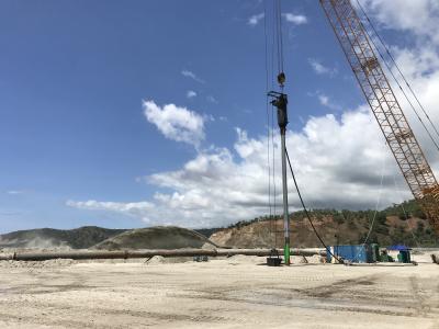 Cina Crane Type Double Bins Bfs Vibroflotation 180kw ha lavorato la profondità 24m del mucchio in vendita