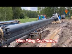 high efficiency  vibro piling contractors  qualified vibrating floater