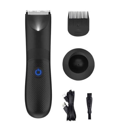 China Car Professional Electric Personal Grooming Groin Trimmer Waterproof Detachable Cordless Body Trimmer For Man for sale