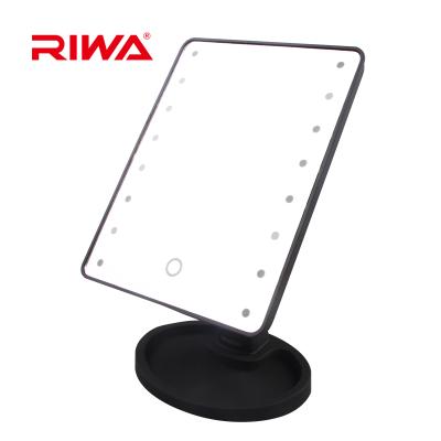 China Comestic Mirror LED Makeup Battery Operated Mirror for sale