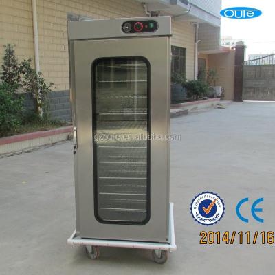 China Commercial 22 Tray Electric Hot Food Warming Stainless Steel Display Cabinet Cart For Sale for sale