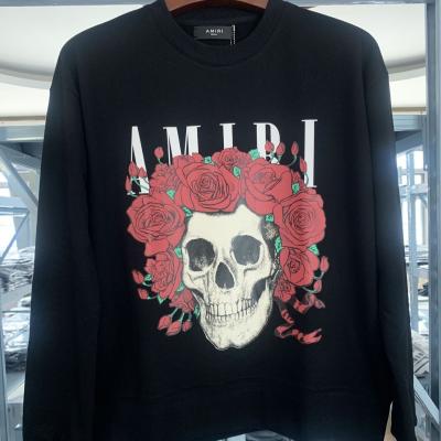 China Anti-Wrinkle CX Skull Sweatshirt Oversized Men's Clothing Terry Cotton Sweatshirt for sale